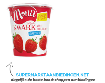 Mona Kwark halfvol aardbei aanbieding