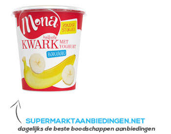 Mona Kwark halfvol banaan aanbieding