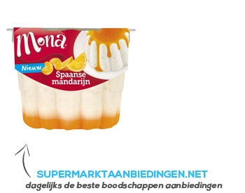 Mona Pudding Spaanse mandarijn aanbieding