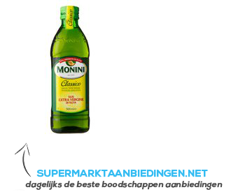 Monini Classico extra vierge olijfolie aanbieding