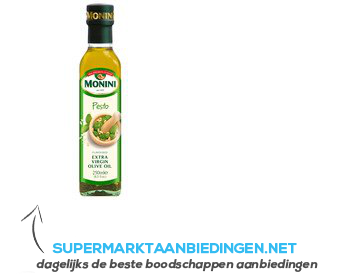 Monini Extra vierge olijfolie met pesto aanbieding