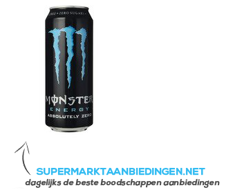 Monster Energy absolutely zero aanbieding