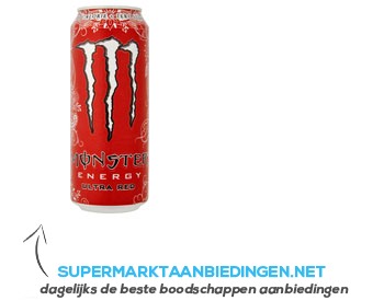 Monster Energy ultra red aanbieding