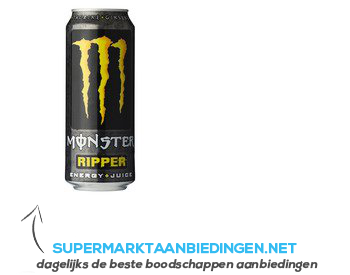 Monster Ripper energy juice