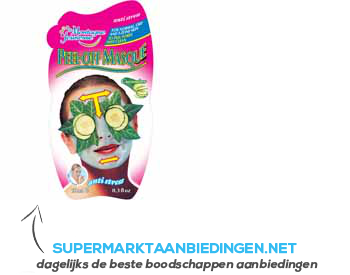 Montagne Jeunesse cucumber peel off masker aanbieding