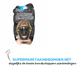 Montagne Jeunesse Gezichtsmasker black seaweed peel off aanbieding