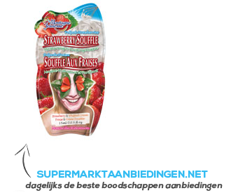 Montagne Jeunesse Gezichtsmasker strawberry souffle aanbieding