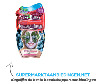 Montagne Jeunesse Gezichtsmasker very berry aanbieding