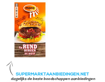 Mora Beefburger aanbieding