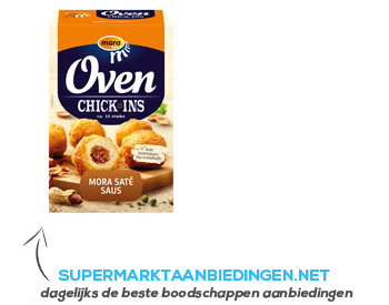 Mora Chick-ins Mora saté saus aanbieding