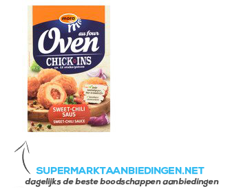 Mora Chick-ins sweet-chili saus aanbieding