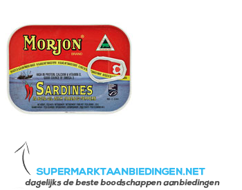 Morjon Sardines in sojaolie met tabasco
