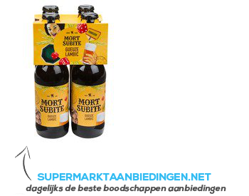 Mort Subite Gueuze lambic 4-pack aanbieding