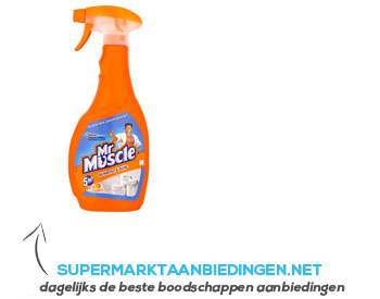 Mr Muscle Badkamerreiniger spray aanbieding