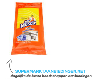 Mr Muscle Keukendoekjes lemon aanbieding