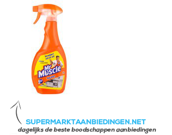 Mr Muscle Keukenreiniger lemon spray aanbieding