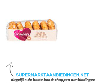 Mrs Crimbles Kokos macroon glutenvrij aanbieding