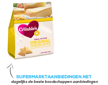 Mrs Crimbles Original cheese bites glutenvrij aanbieding