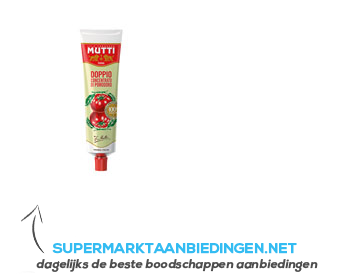 Mutti Dubbel tomatenconcentraat aanbieding