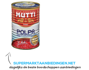 Mutti Polpa aanbieding