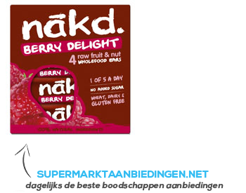 Nakd Berry delight aanbieding