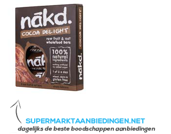 Nakd Cocoa delight aanbieding