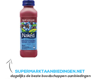 Naked Blue machine aanbieding