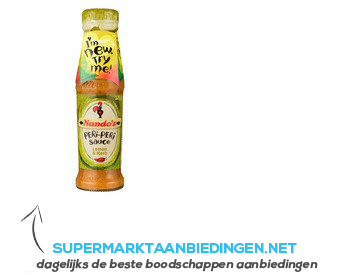 Nando's Piri piri sauce lemon herb aanbieding