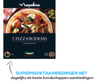 Napolina Pizzabodem aanbieding