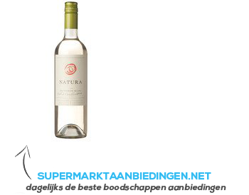 Natura Organic sauvignon blanc aanbieding