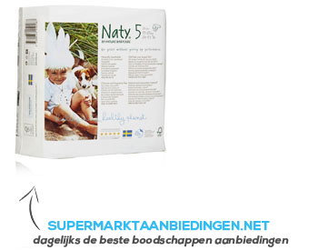 Nature Babycare Luiers junior 5 aanbieding