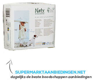 Nature Babycare Luiers maxi plus 4 aanbieding