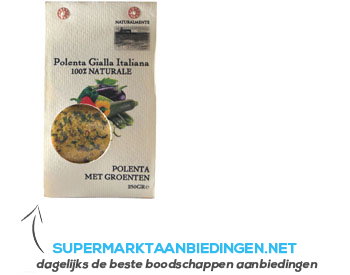 Naturelmente Polenta met groenten aanbieding