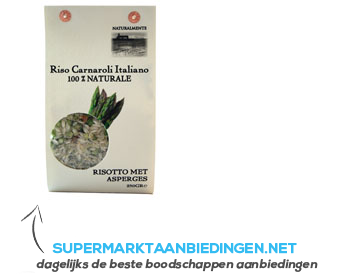 Naturelmente Risotto met asperges aanbieding