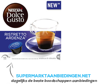 Nescafé Dolce Gusto ardenza aanbieding