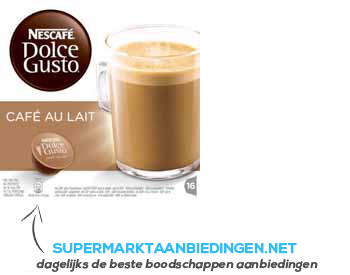 Nescafé Dolce Gusto café au lait aanbieding