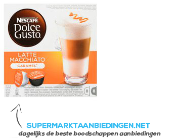 Nescafé Dolce Gusto caramel macchiato (8 kopjes) aanbieding