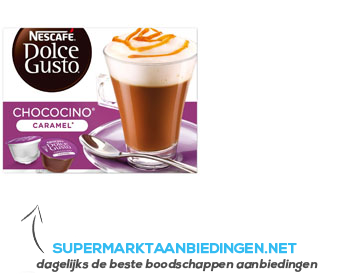 Nescafé Dolce Gusto choco caramel aanbieding