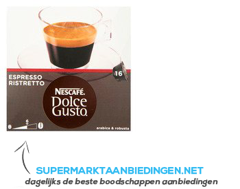 Nescafé Dolce Gusto espresso ristretto aanbieding