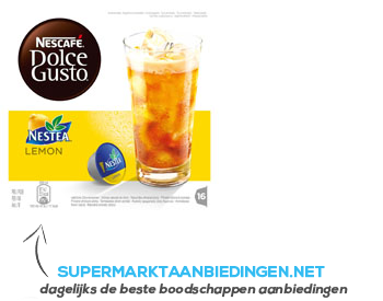 Nescafé Dolce gusto ice tea lemon aanbieding