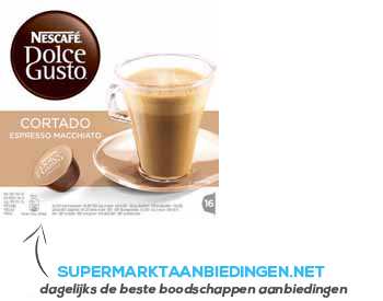 Nescafé Dolce Gusto koffie cortado aanbieding