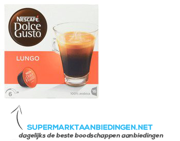 Nescafé Dolce Gusto lungo aanbieding