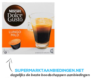 Nescafé Dolce gusto lungo mild aanbieding