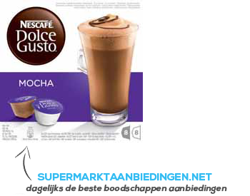 Nescafé Dolce Gusto mocha (8 kopjes) aanbieding