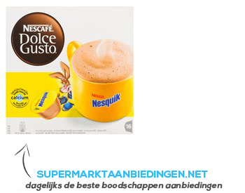 Nescafé Dolce Gusto nesquik aanbieding