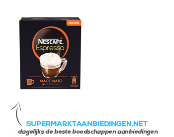 Nescafé Espresso macchiato aanbieding