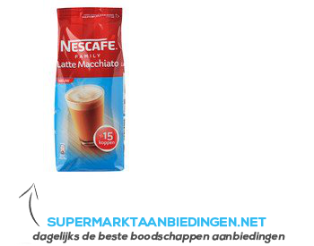 Nescafé Family latte macchiato aanbieding
