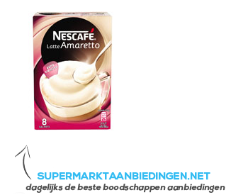 Nescafé Latte amaretto aanbieding
