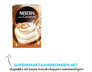 Nescafé Latte caramel aanbieding