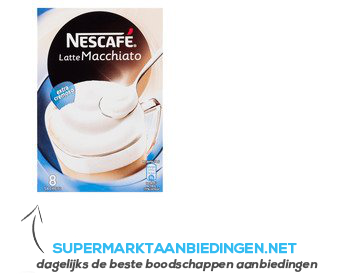 Nescafé Latte macchiato aanbieding